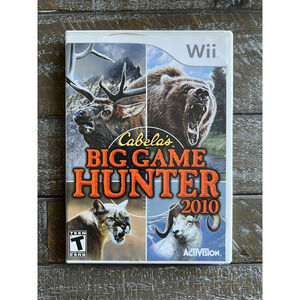 Cabela's Big Game Hunter 2010 for Nintendo Wii - Acceptable Condition